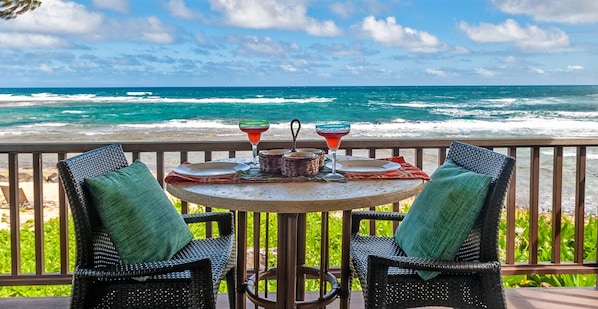 Hanalei Colony Resort F3 | Kauai Kahu - Hanalei Colony Resort F3 | Hanalei vacation rentals | Kauai Kahuna | private lanai 10 steps from the sand