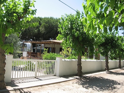 Idyllic cottage on 100 m2 (Natursand-) beach 1600 m2 garden 