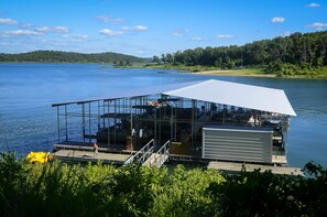 We're on the southwest side of Norfork Lake, 2 coves north of the Dam.