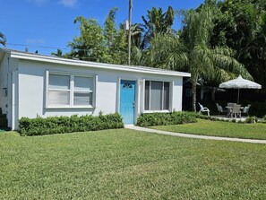 Charming, beachy, two-bedroom cottage.