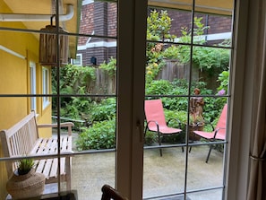 View out to Private Patio
