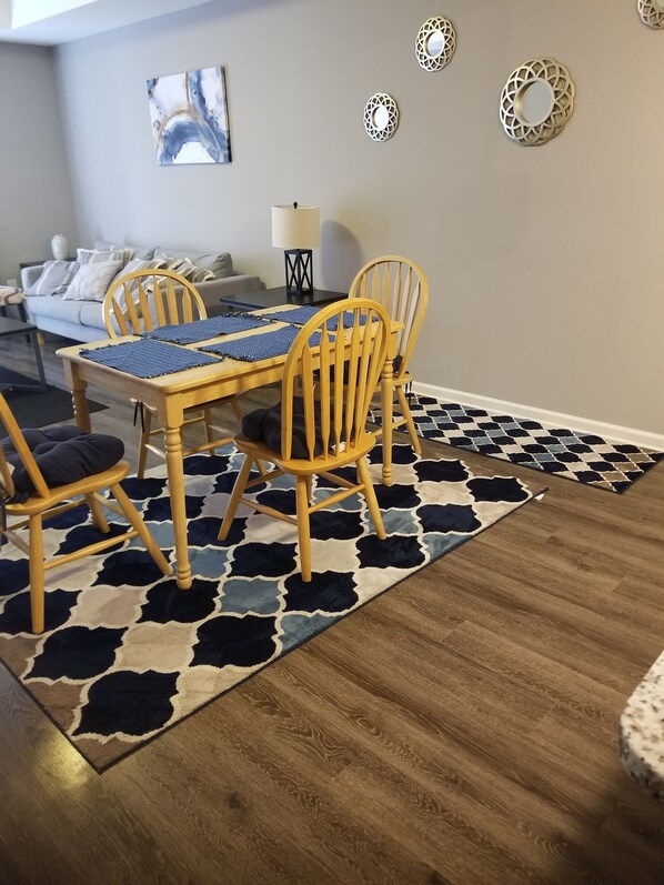 Several different designer units to select from, both 1 and 2BRs. Book Now!