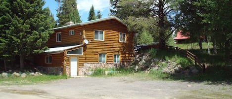 The Brook Trout Mountain Home & its lower parking area for cars, rv's and toys!