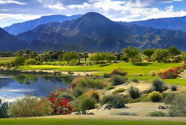 Take in the natural beauty from one of the 5 scenic golf courses close by.