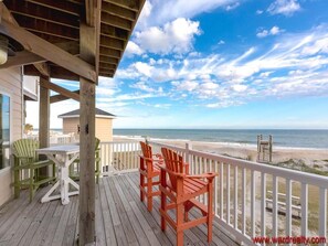 1st Floor Sun Deck with Covered Section