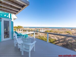 Oceanfront Sun Deck on 1st Floor