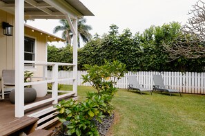 Lounge in the private lawn with your favorite book. 