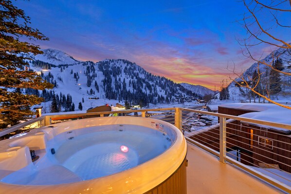 View from Baldy Hot Tub