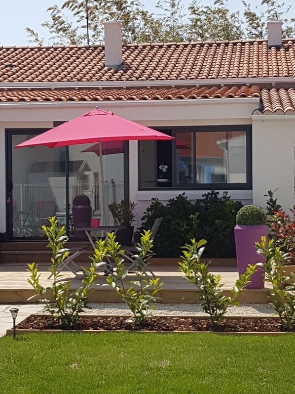 La terrasse de l'appartement