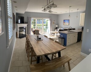 Dining / living area from the front entry