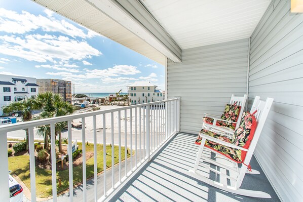 Large balcony to relax on