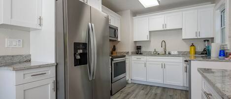 Bright white kitchen