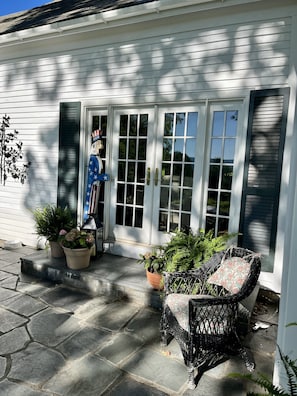 Sunporch front of the house