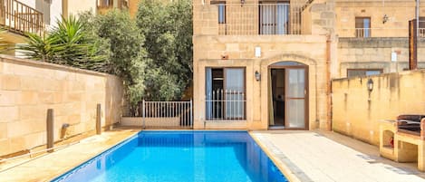 Private pool with country views