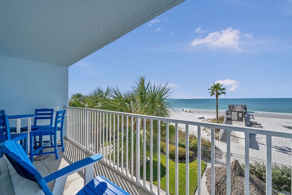 JC Resorts - Vacation Rental - Sand Dollar 204 - Indian Shores - Balcony 1