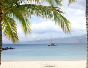 Enjoy Free access to the Mauna Lani Private Beach Club - Great snorkeling!  Just minutes away from Hapuna Beach - voted #1 beach in