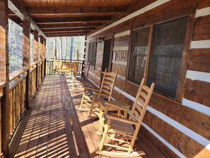 Main Level Porch
Perfect place for coffee on a quiet morning.