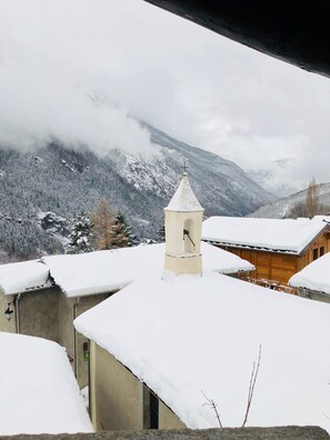 Blick von der Unterkunft