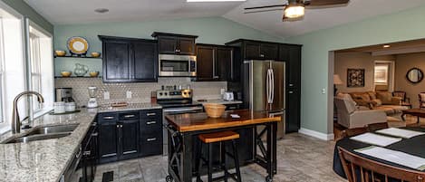 Kitchen with new appliances