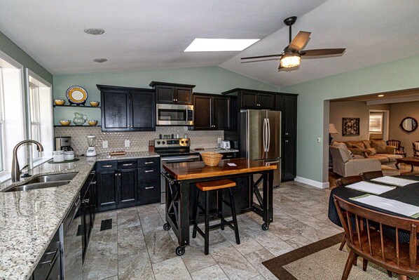 Kitchen with new appliances