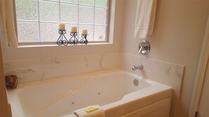 Master bathroom jetted tub