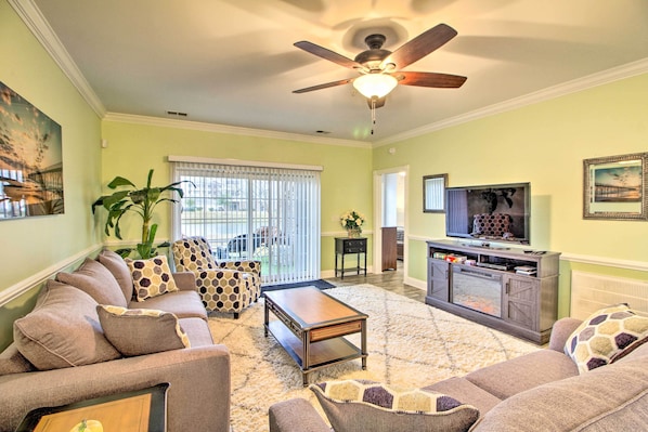 Myrtle Beach Vacation Rental | 3BR | 2BA | Step-Free Access | 1,550 Sq Ft