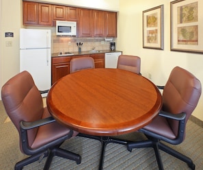 Our suite is perfect for business travelers.