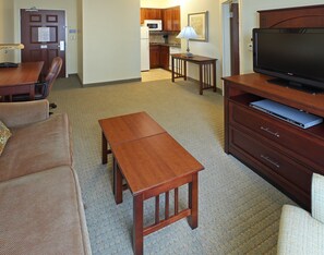 Relax and unwind in the cozy living room.