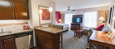 Enjoy the warm and cozy decor.
