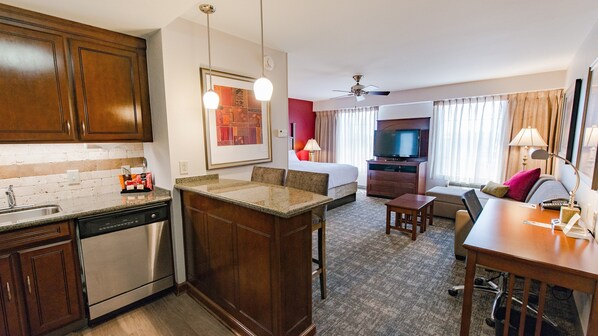 Enjoy the warm and cozy decor.