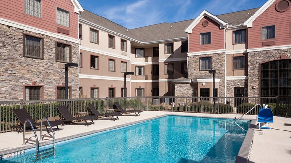 Take a dip in the pool.
