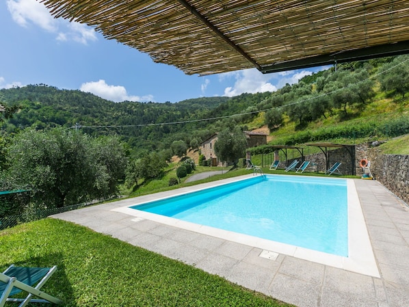 L'Eau, Propriété, Plante, Nuage, Ciel, Piscine, Bâtiment, Bleu Azur, Ombre, Arbre