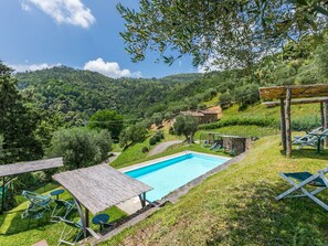 L'Eau, Ciel, Plante, Propriété, Nuage, Piscine, Vert, Paysage Naturel, Bleu Azur, Bâtiment