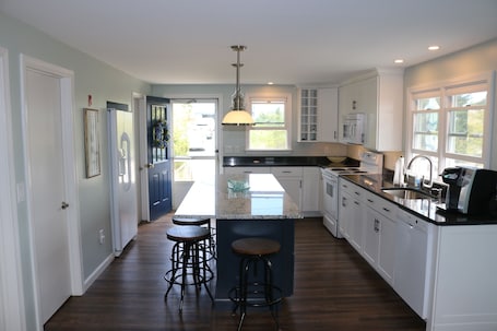 Lovely renovated kitchen.