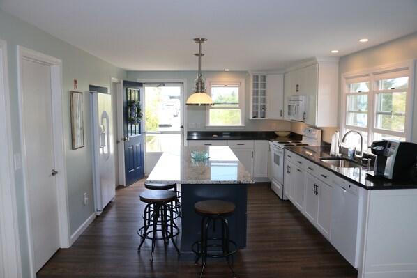 Lovely renovated kitchen.