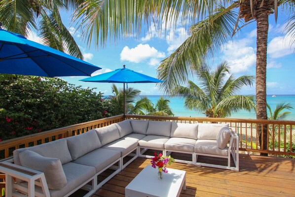 Welcome to paradise! Chateau Monique sits on the prettiest beach in Barbados and has the best views