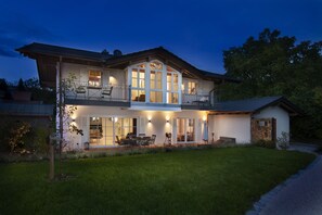 Front of property – evening/night