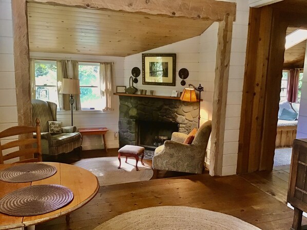 Sitting area from the dining area