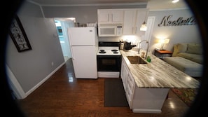 New Kitchen open to Living Room