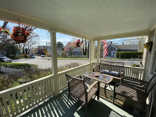 Porch in April 