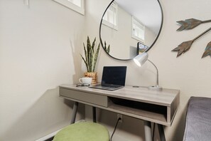 Living Area | Laptop-friendly Workspace
