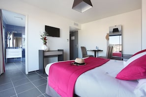 The open-plan living space is a wonderful place to relax.