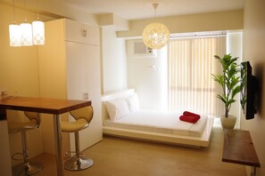 Opções para refeição no quarto