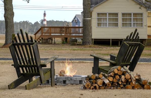 Lily Pad has lovely Views of the Assateague Lighthouse!