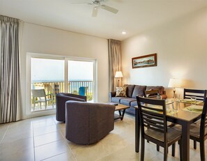 Living room with view