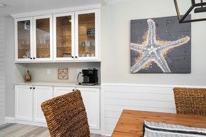 A coffee bar