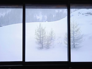 Blick von der Unterkunft