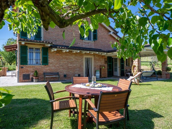 Plant, Property, Building, Table, Furniture, Nature, Tree, Window, House, Outdoor Table