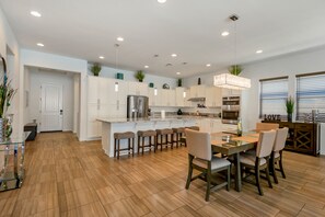 Kitchen and dining room 