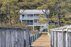 Fish & Crab from your private Dock - or launch your kayak and tie up your boat.